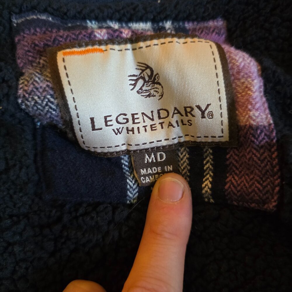 Legendary white tail flannel jacket